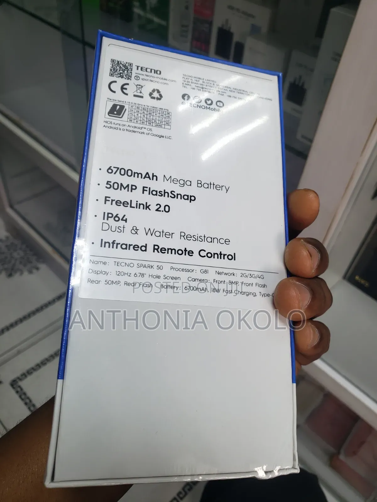 New Tecno Spark 50 128 GB