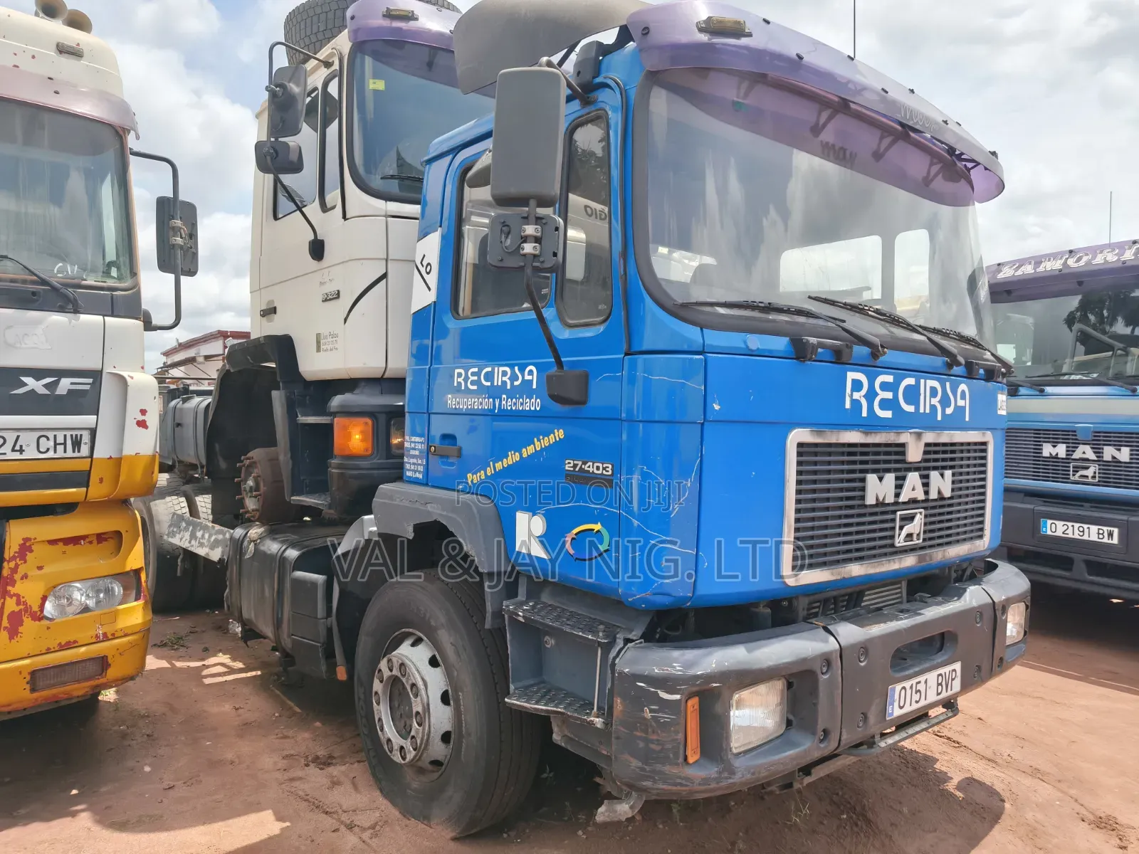 Man Diesel 10 Tyres Cap and Chassis - Foreign Use 26.293