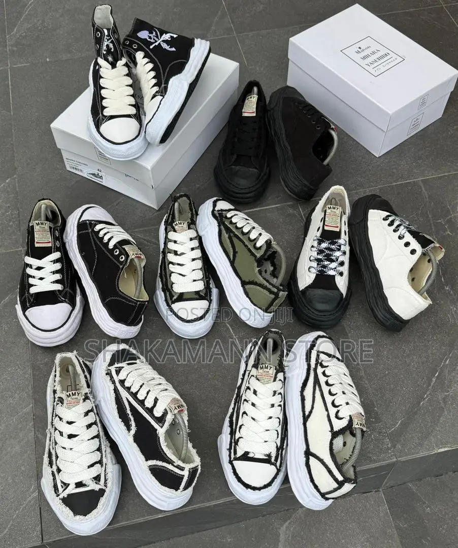 Maison Mihara Yasuhiro Peterson Og Sole Low-Top “Overhanging - White