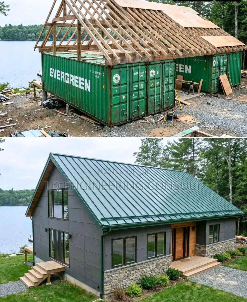 Roofing Installation, Aluminum Longspan and Gerard Roofing.