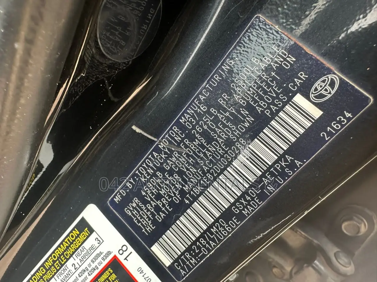 Toyota Avalon 2016 Black