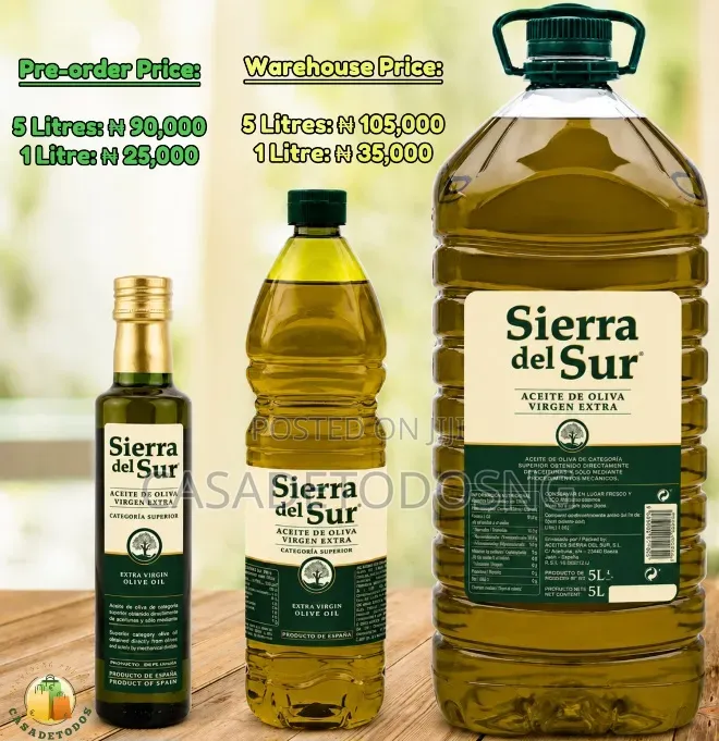 Sierra Del Sur 1l Olive Oil Pre-Order (Authentic Spanish Olive Oil)