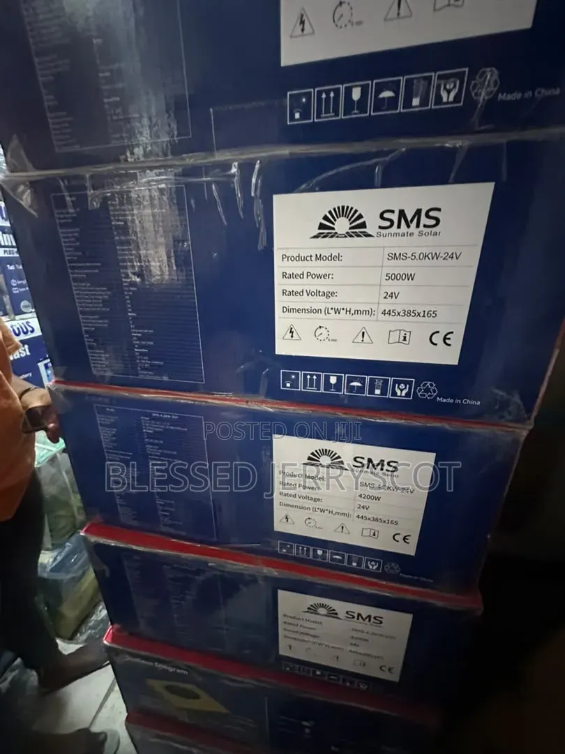 SMS 5kw 24v Hybrid Solar Inverters Available in Stock.