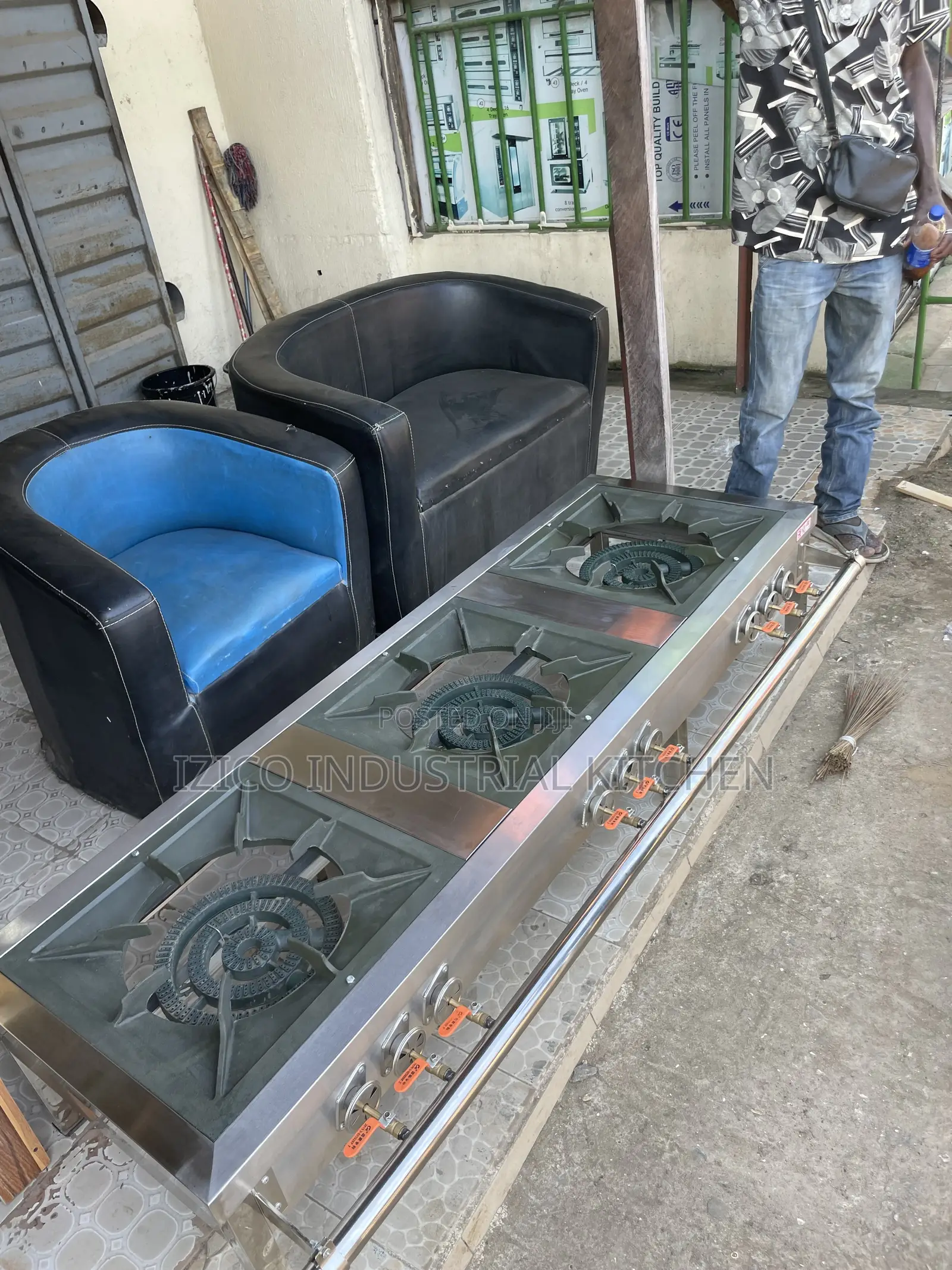3-Burner Gas Cooker