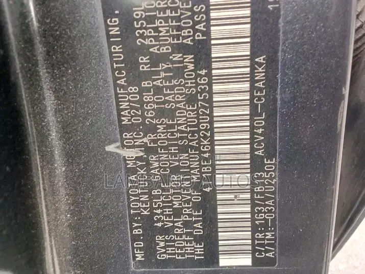 Toyota Camry 2009 Gray