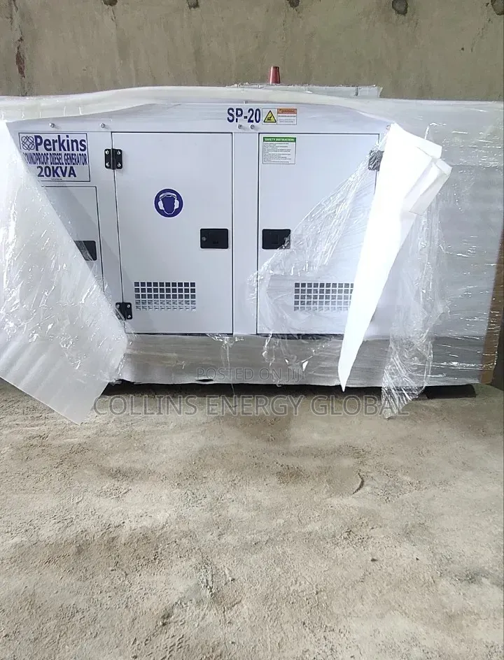 20kva Brand New Uk Perkins Soundproof Copper Coil Generator