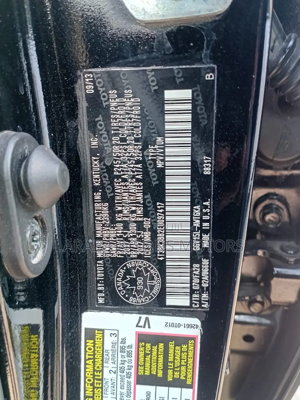 Toyota Venza XLE 4dr Wagon (3.5L 6cyl 6A) 2014 Green