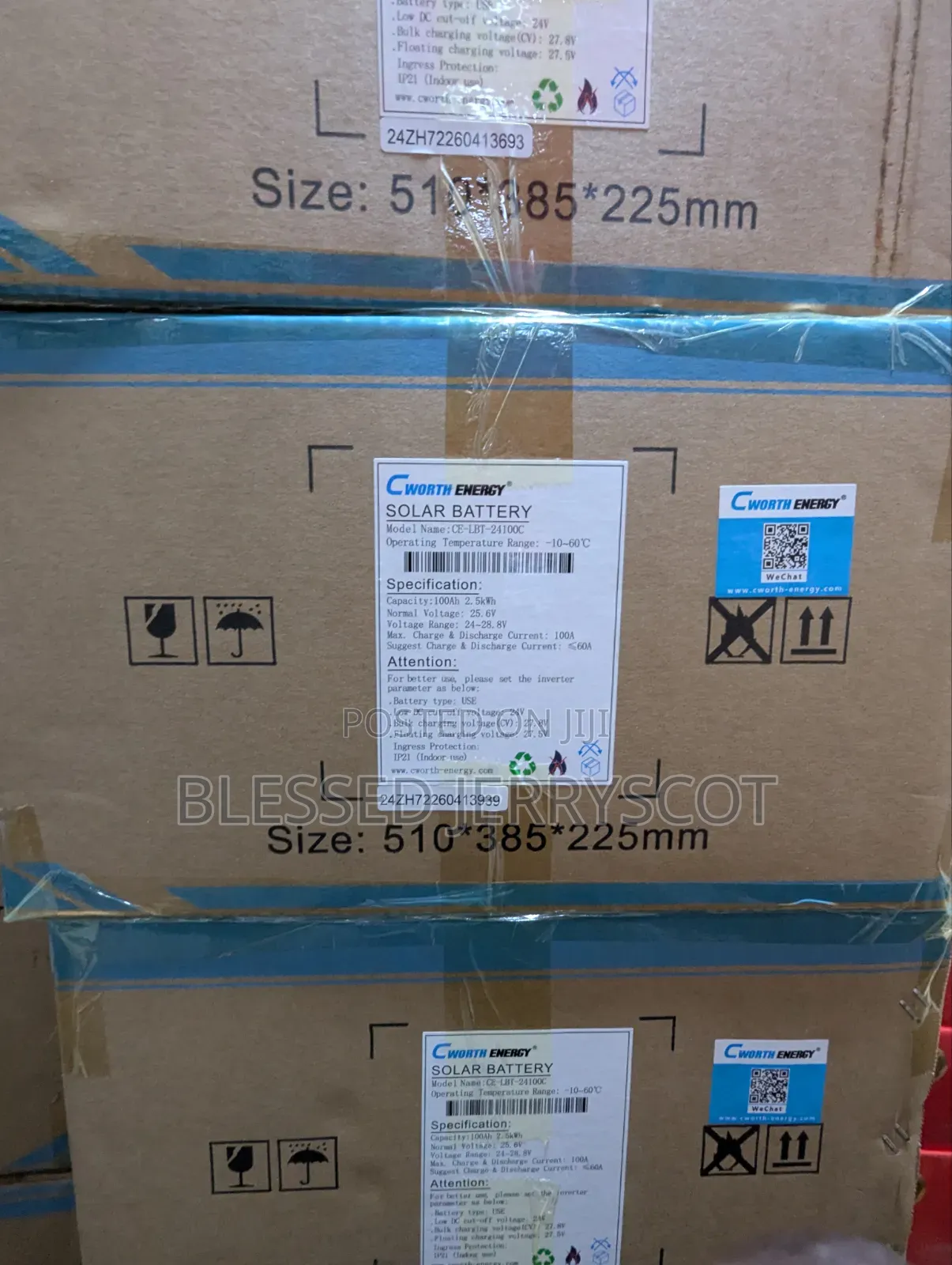 Cworthenergy 2.5kwh 24v Lithium Ion Solar Inverter Batteries in Stock