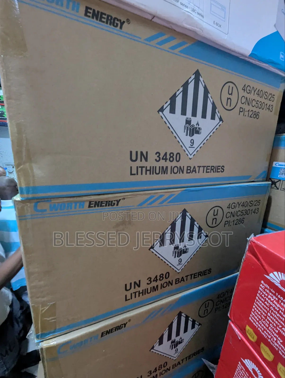 Cworthenergy 2.5kwh 24v Lithium Ion Solar Inverter Batteries in Stock