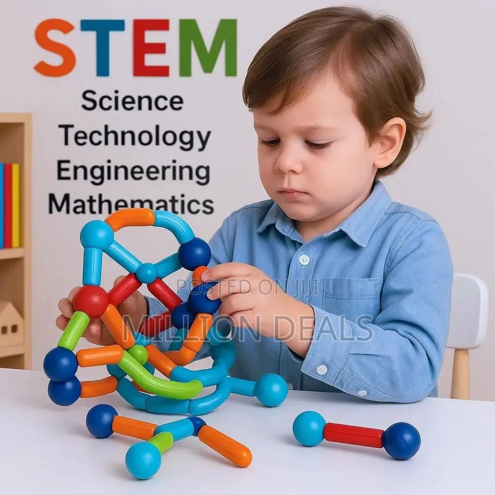 Magnetic Sticks and Balls Educational Toy Kids Ages 3+