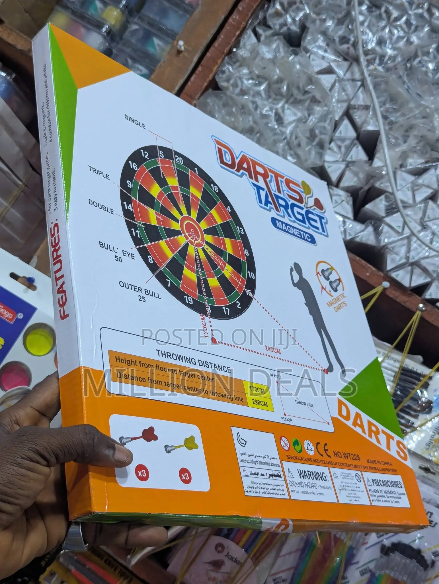 Dart Target Magnetic 40cm Ages 3+