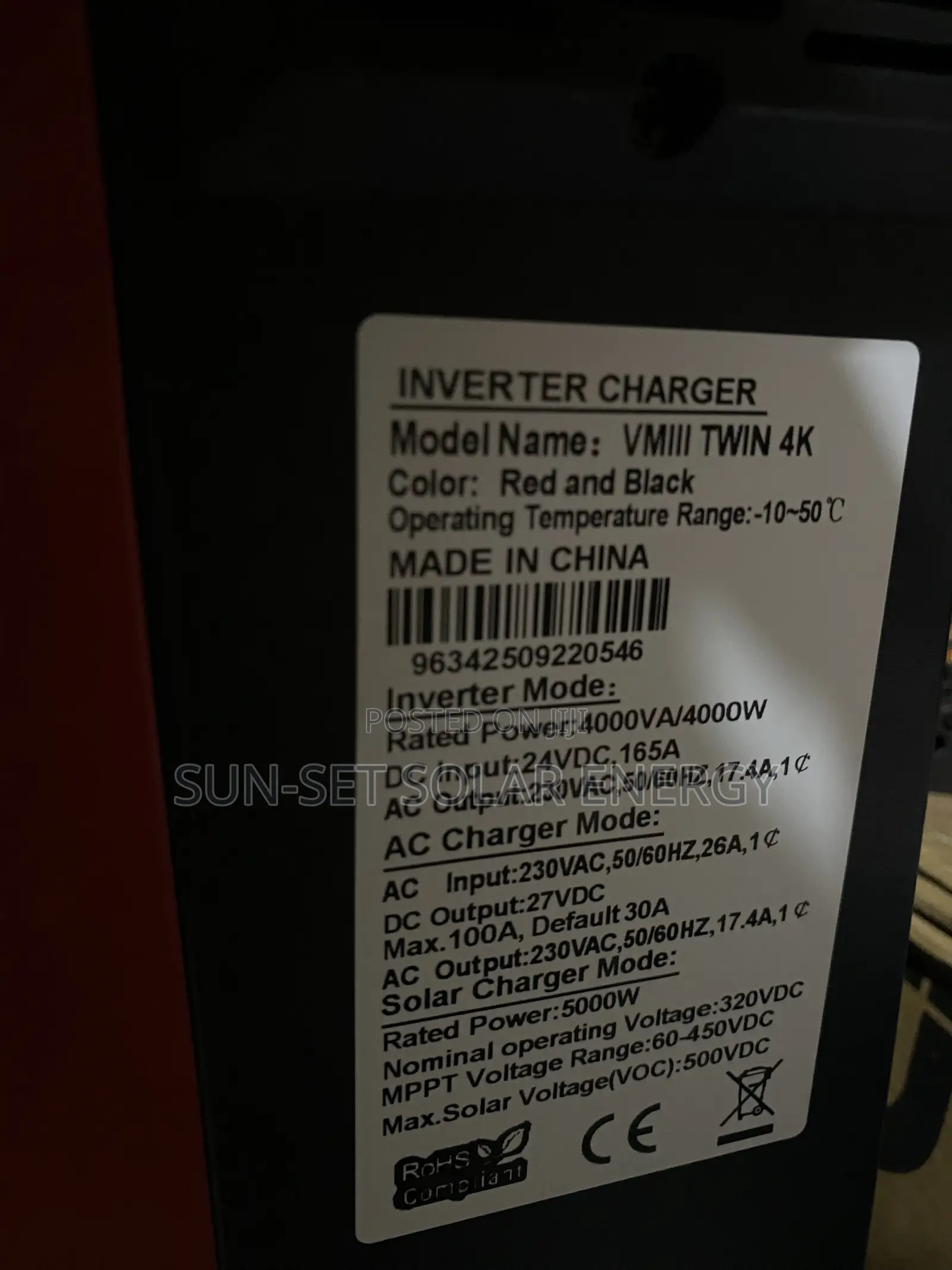 Catrina Hybrid Inverter 4kva 24v With 2yrs Warranty