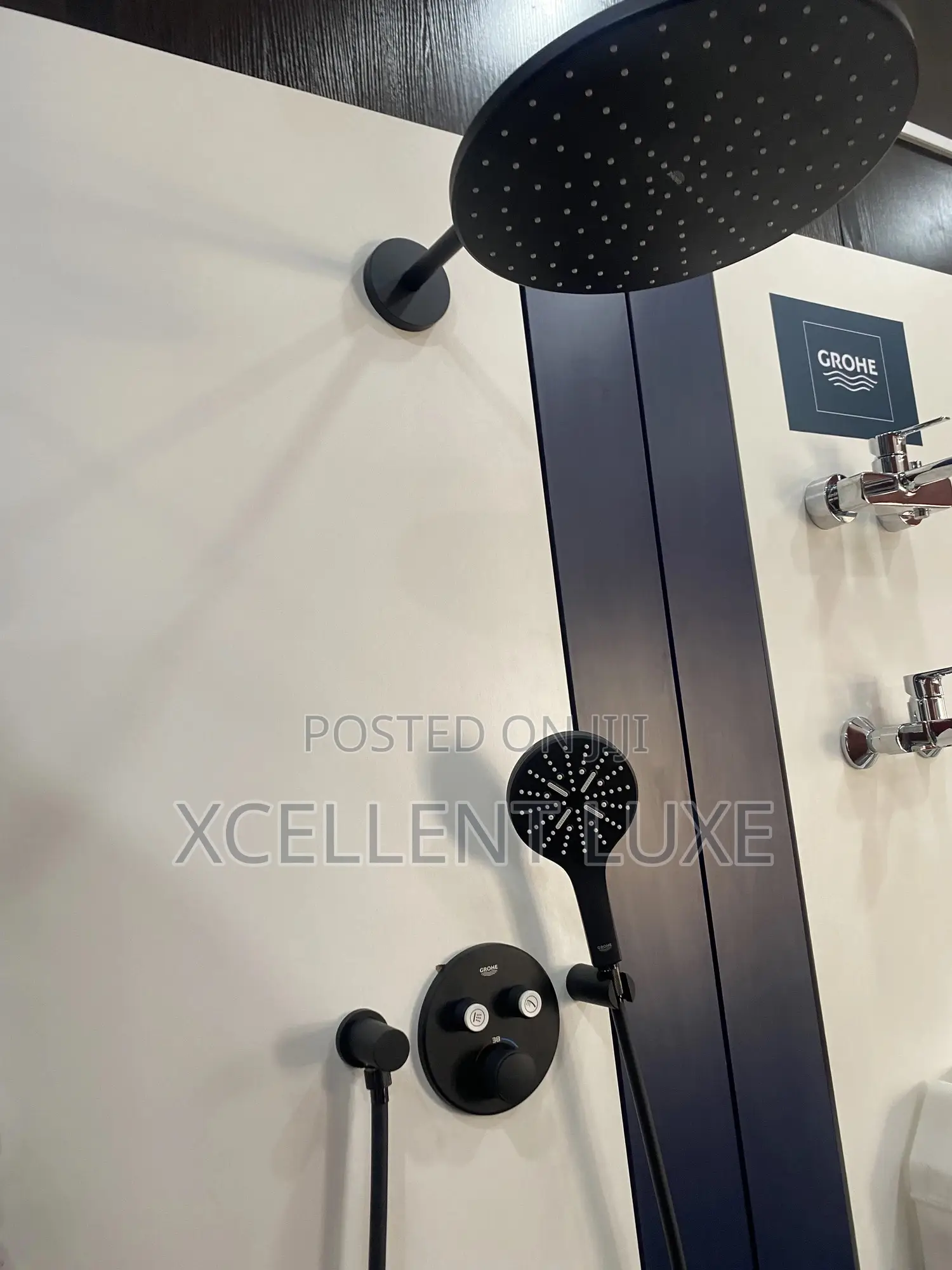 Grohe Precision Conduit Shower System Matt Black. (German Made)