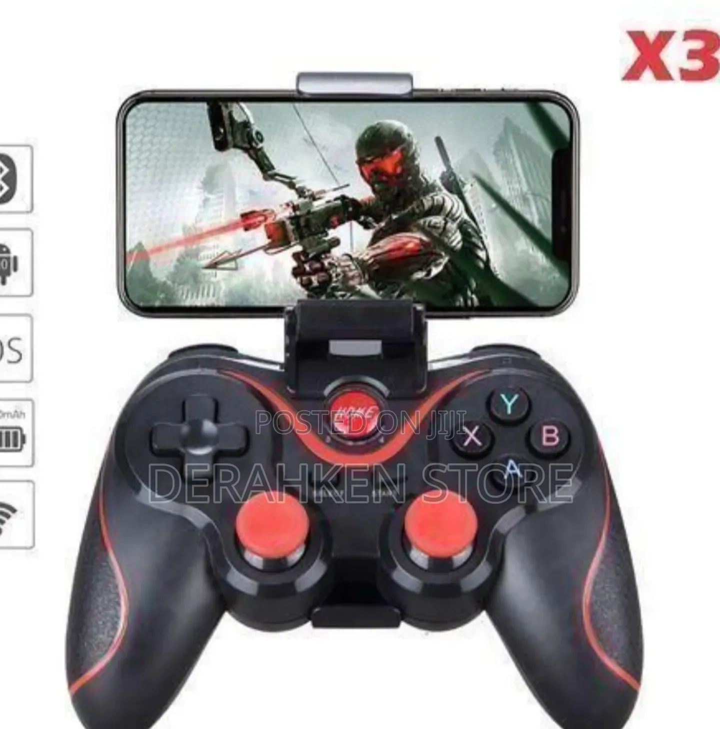 Bluetooth Mobile Game Pad. Wireless Game Controller.