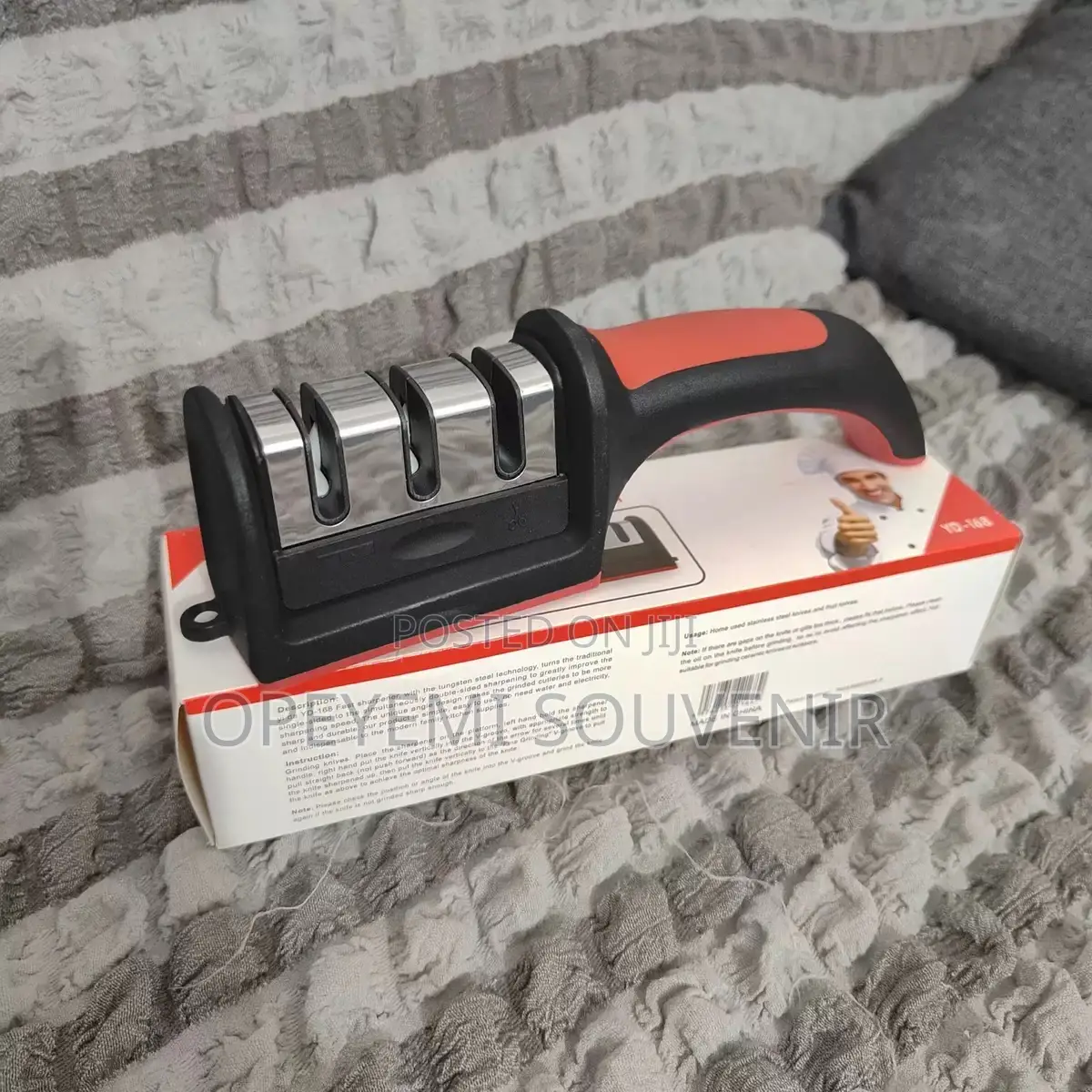 3-Stage Kitchen Knife Sharpener