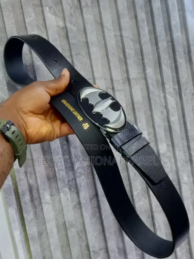 Batman Logo Quality Leather Belt