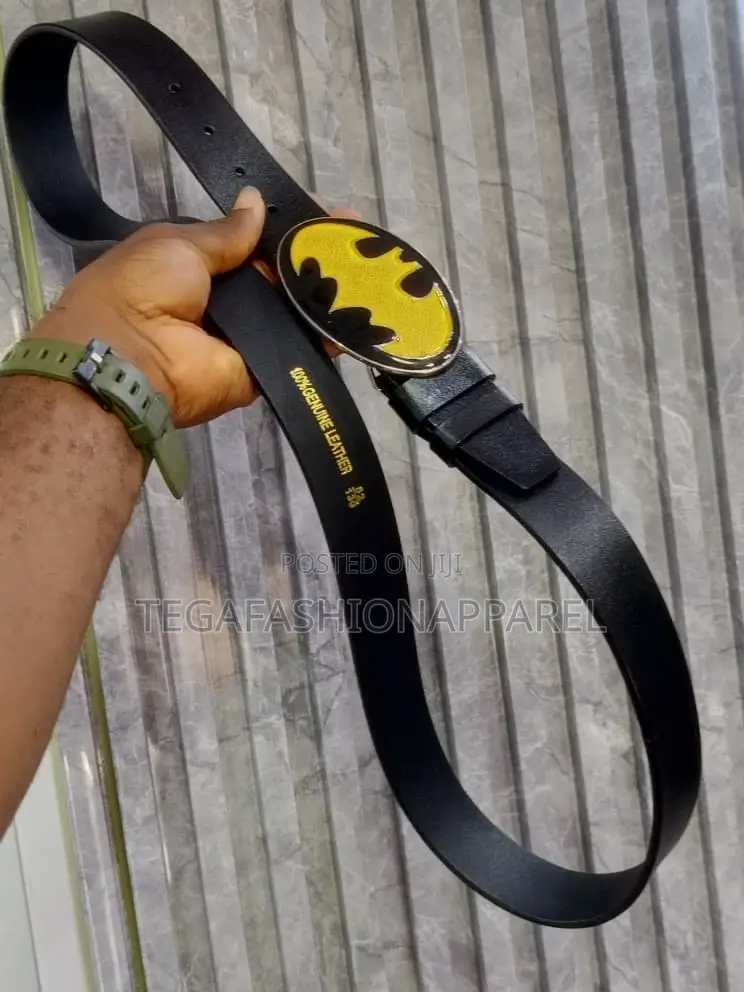 Batman Logo Quality Leather Belt