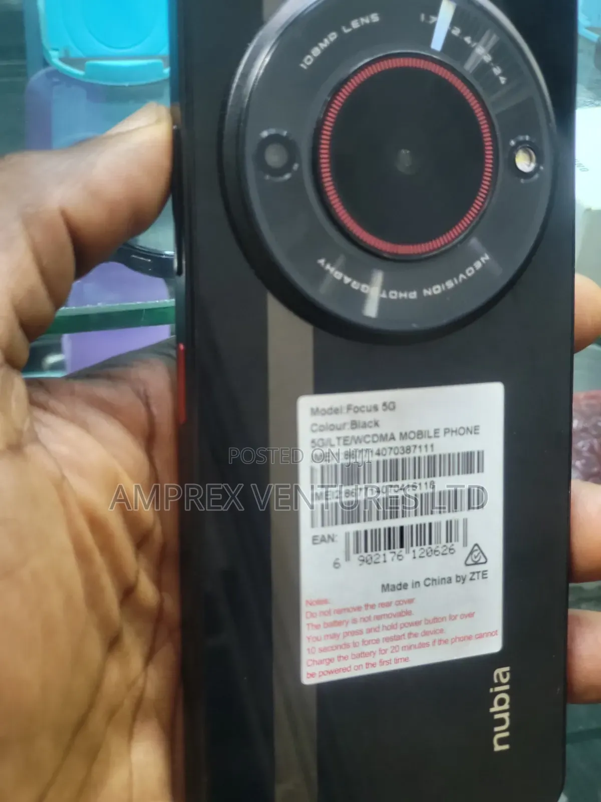 ZTE nubia Focus 2 256 GB Black