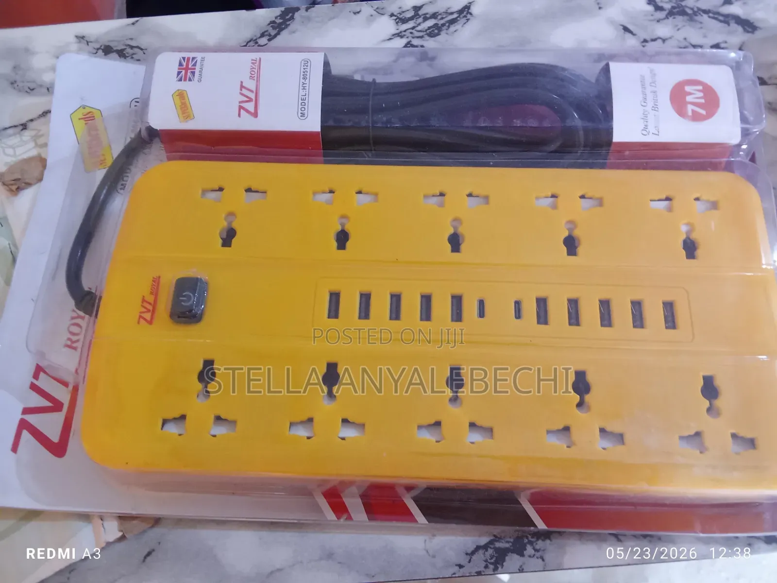 Power Extension Socket With Multiple Usb And 2 Type C Port