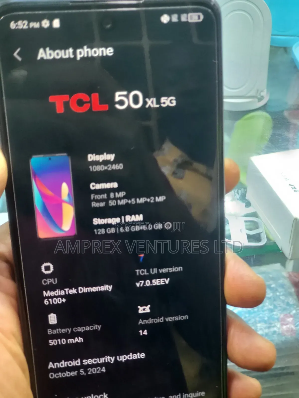 TCL 50 XL 128 GB Black