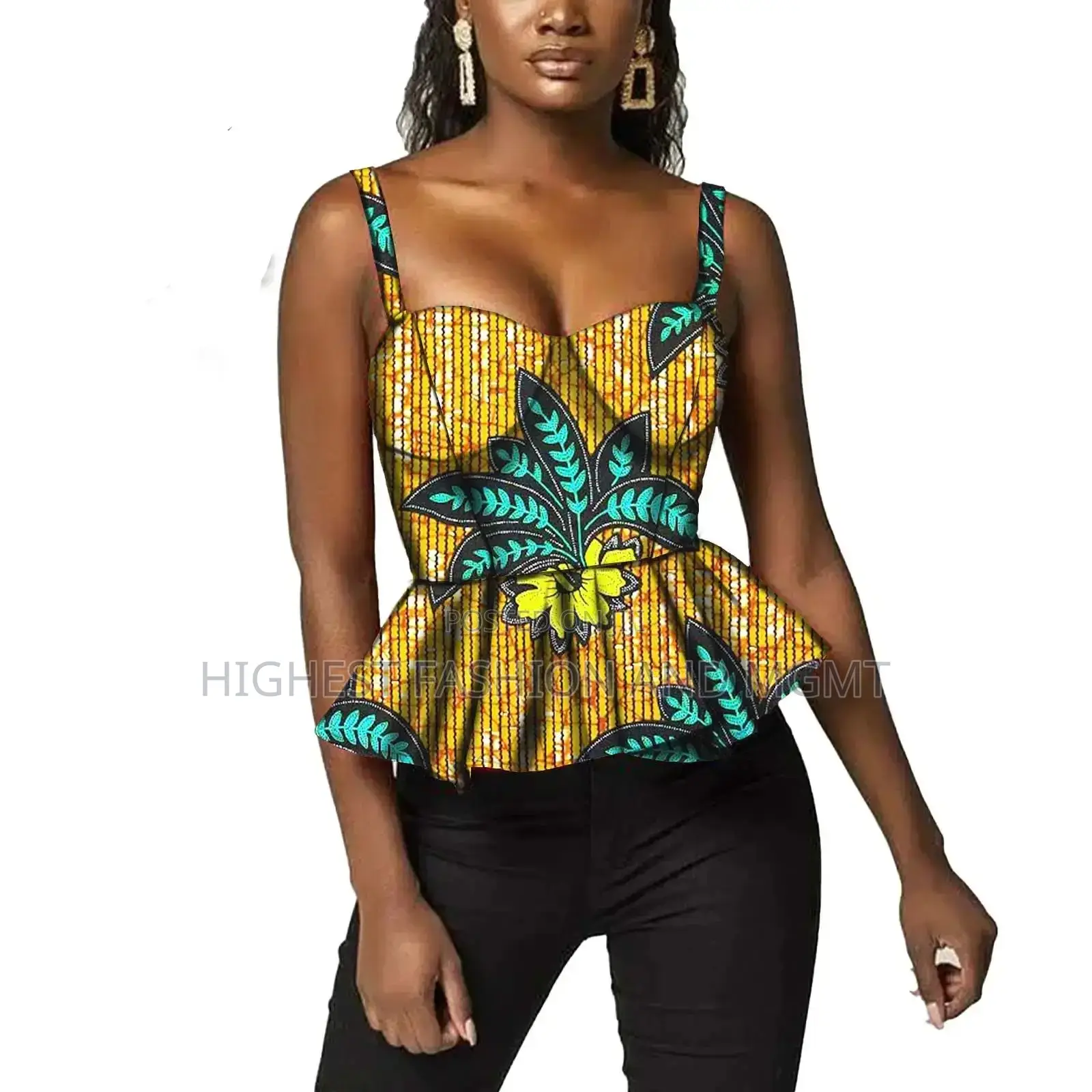 Sleeveless Corset Print Dress
