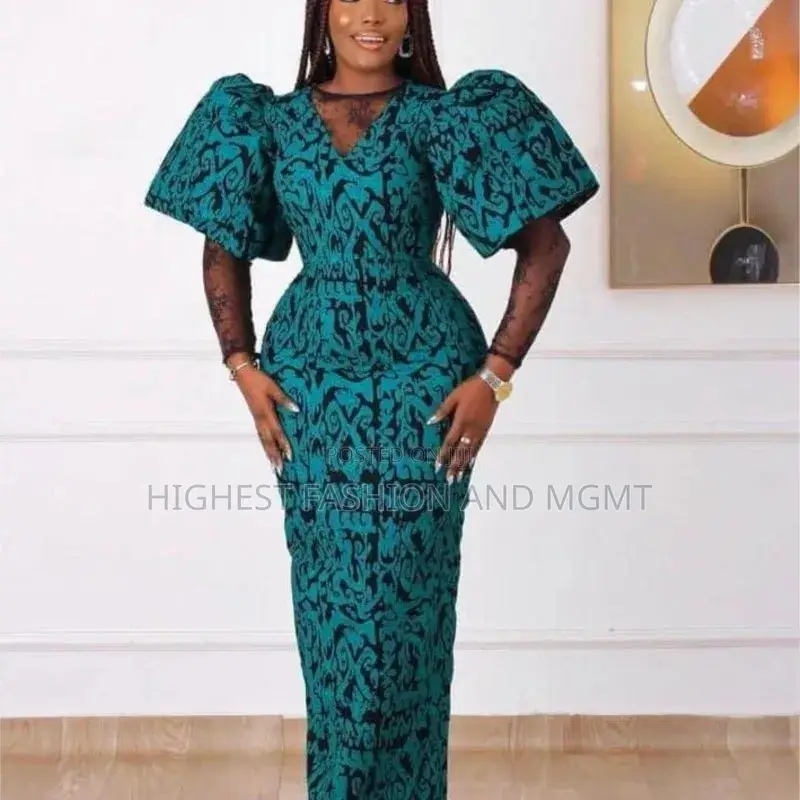 Bob Sleeve Print Dress