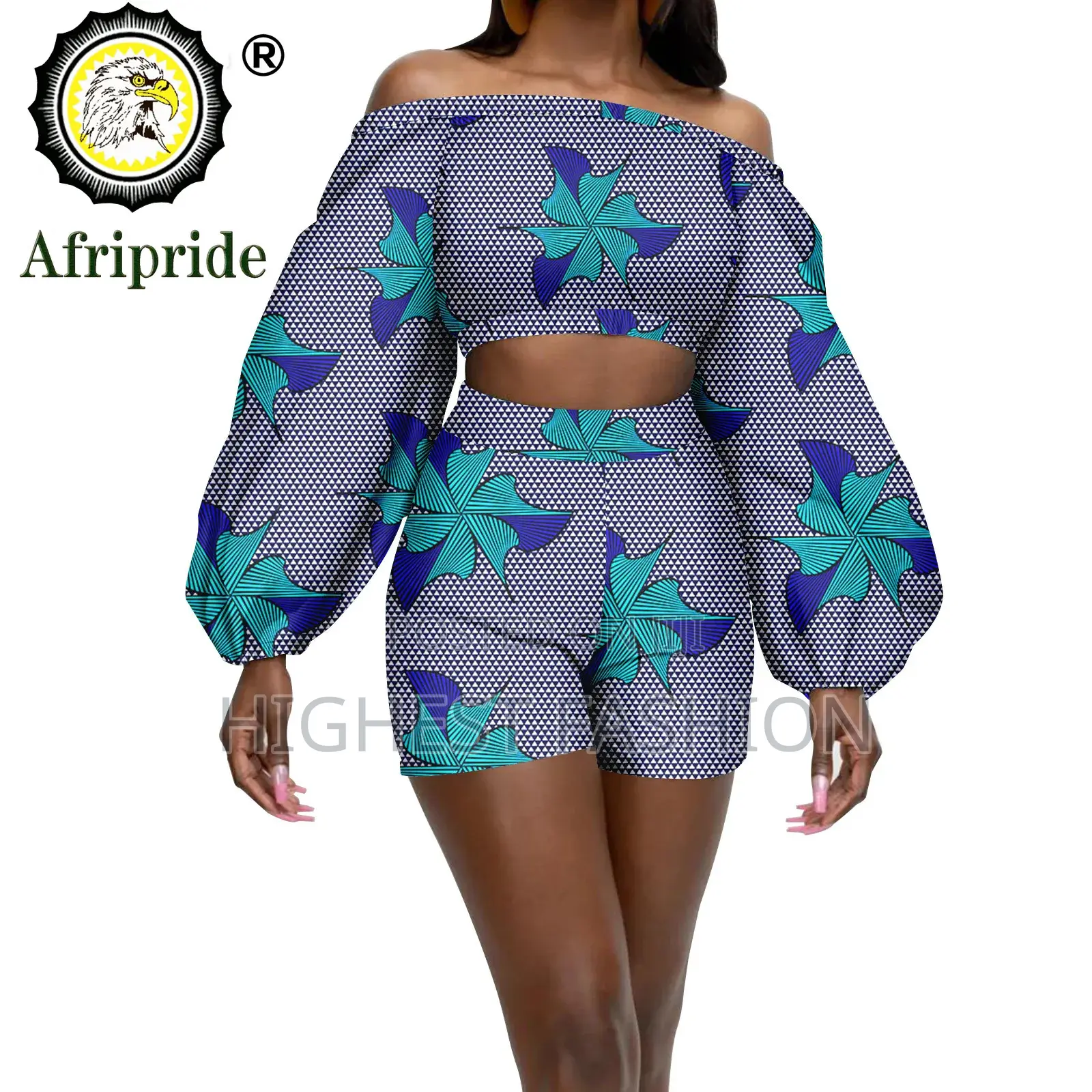 Off Shoulder Crop Top and Short