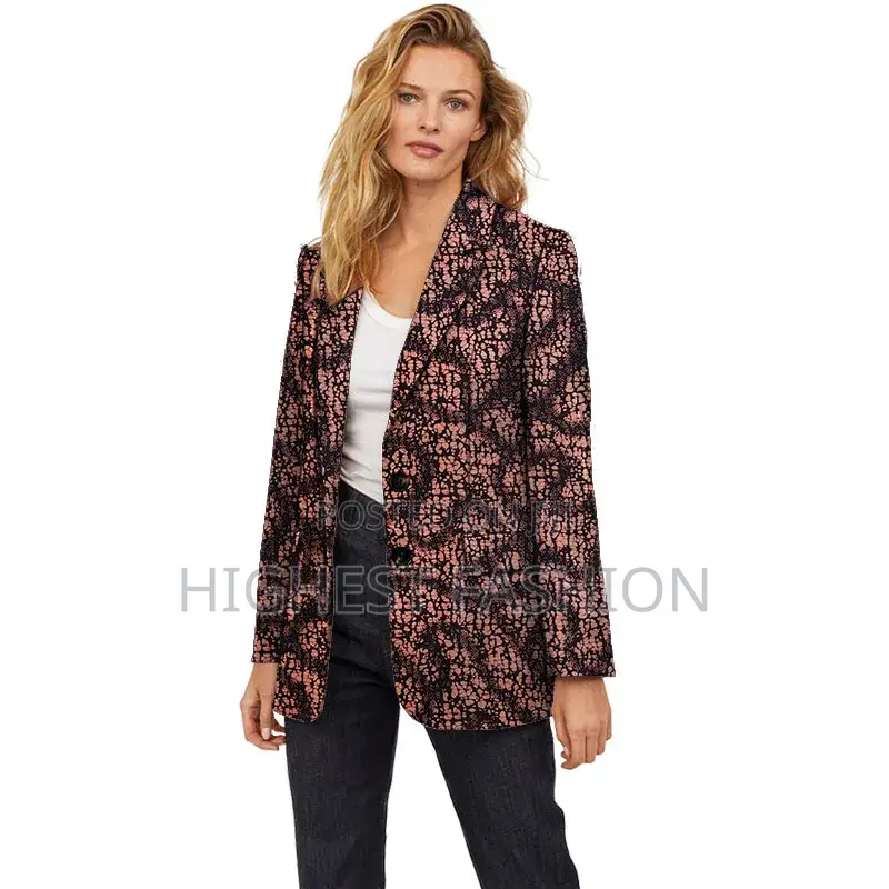 Long Sleeve Print Jacket