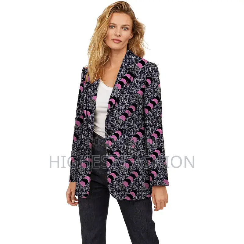 Long Sleeve Print Jacket