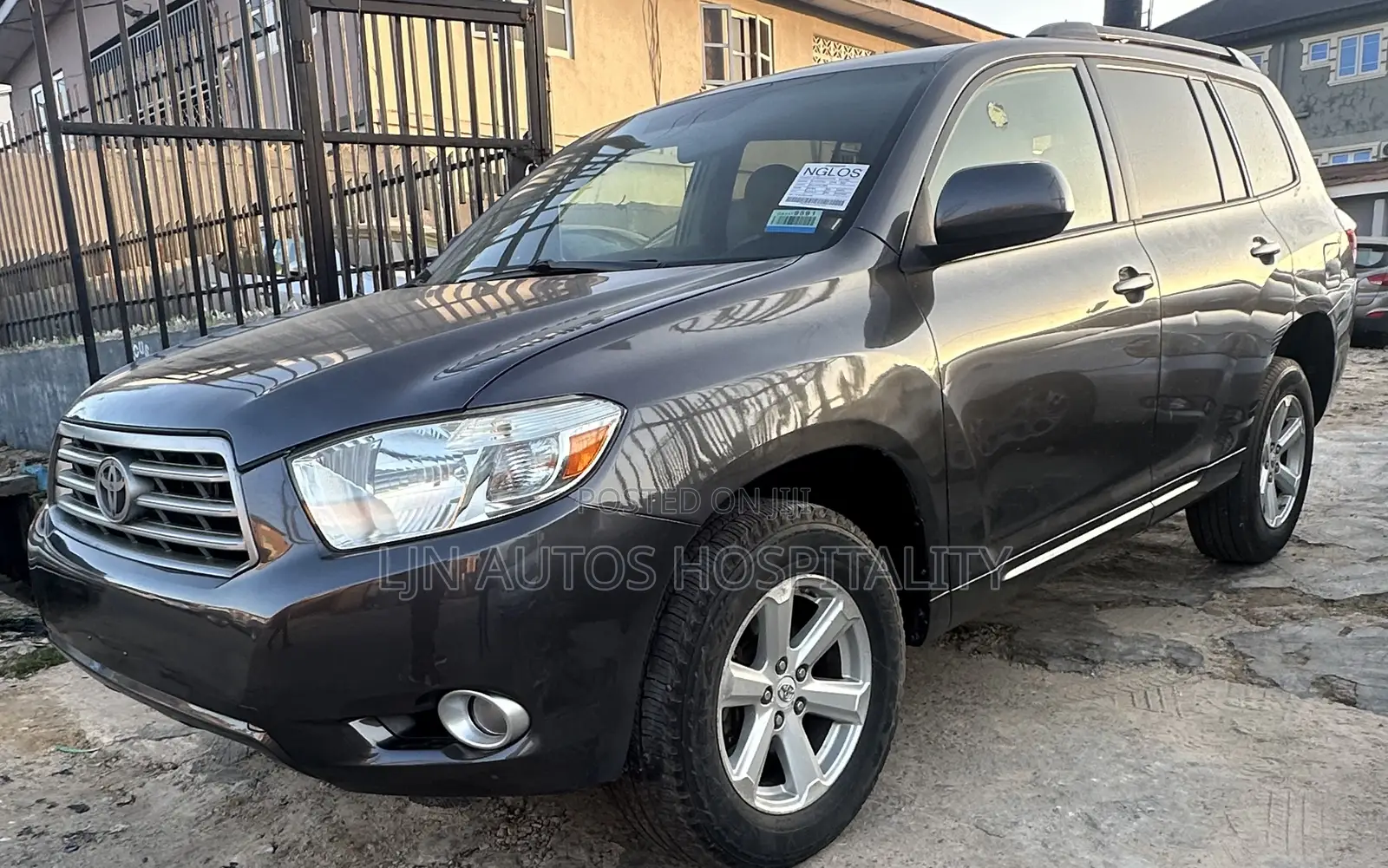 Toyota Highlander Sport 2008 Gray