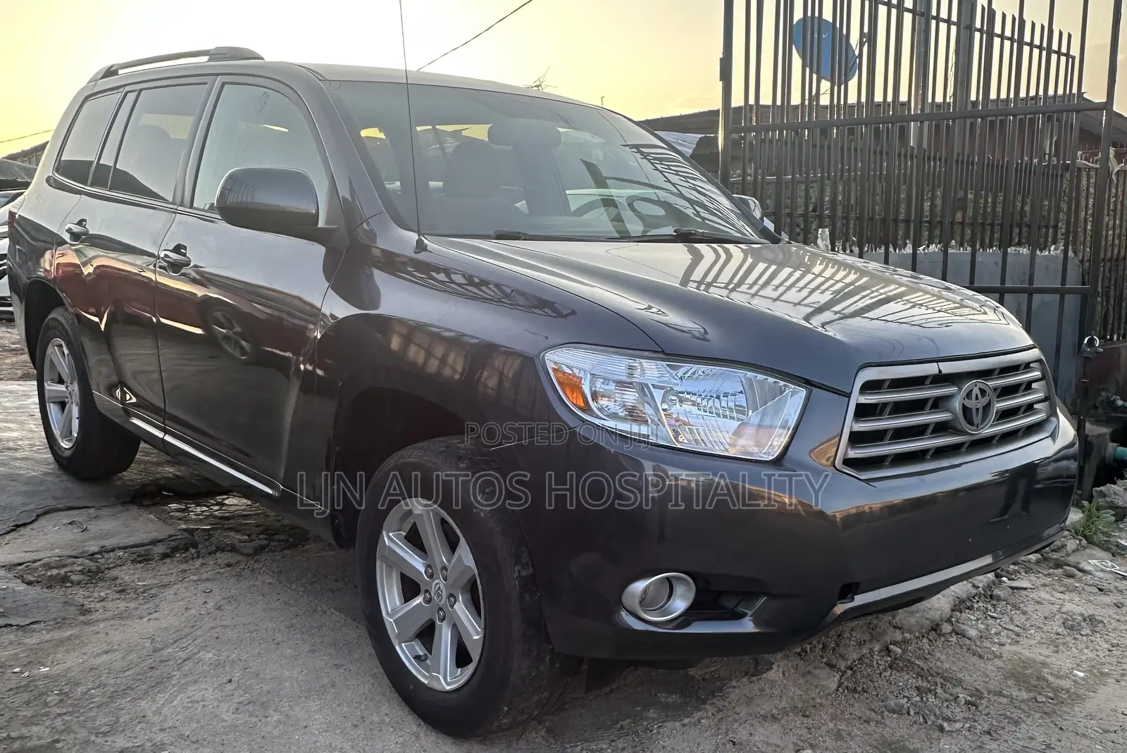 Toyota Highlander Sport 2008 Gray