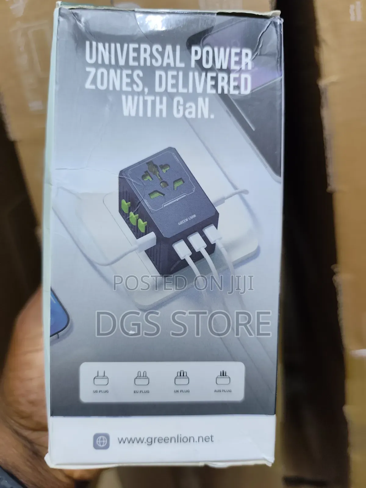 Green Lion 2500w Max Gan Adapter 35w 6in1 /2in2 Cable