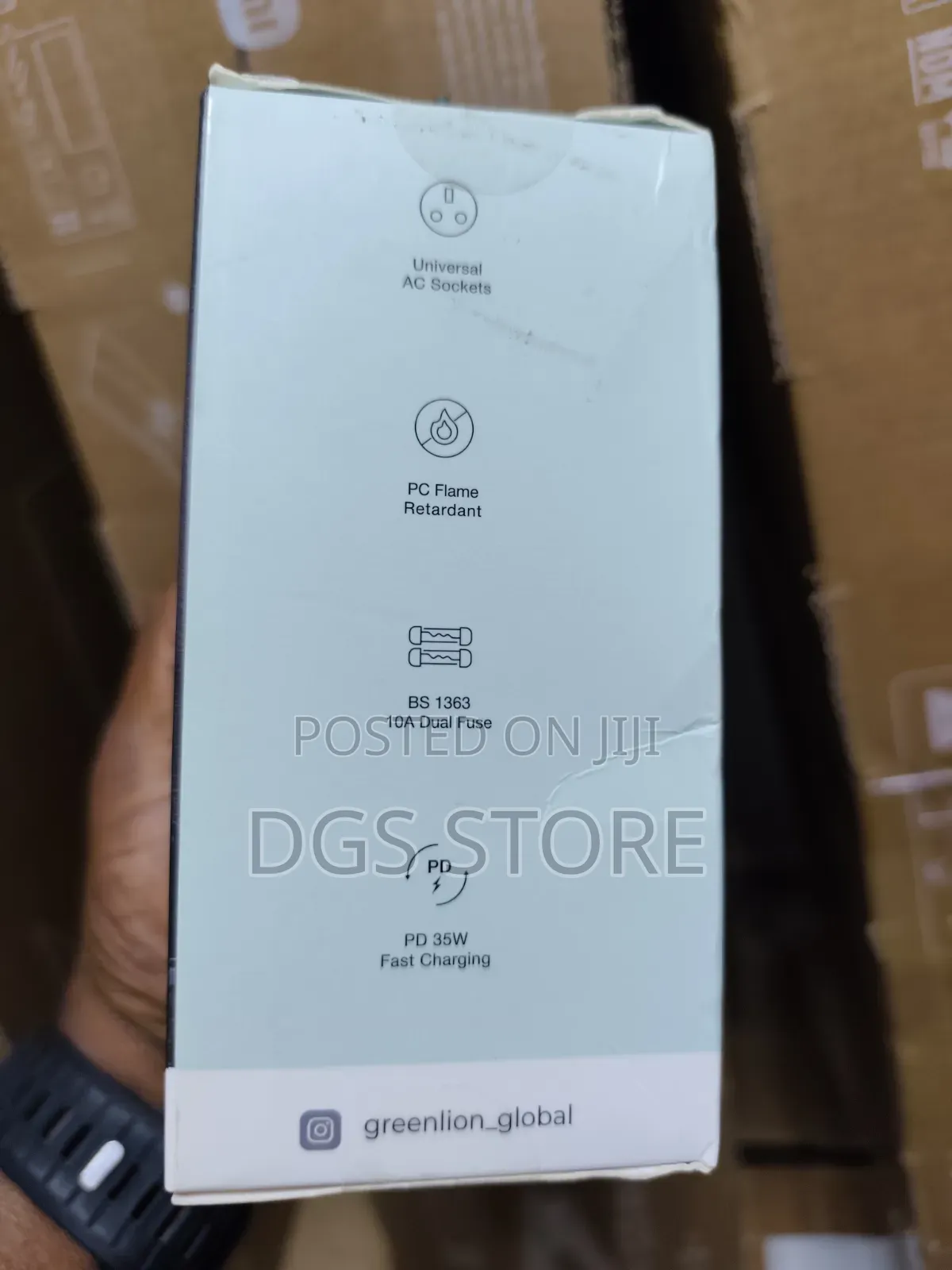 Green Lion 2500w Max Gan Adapter 35w 6in1 /2in2 Cable