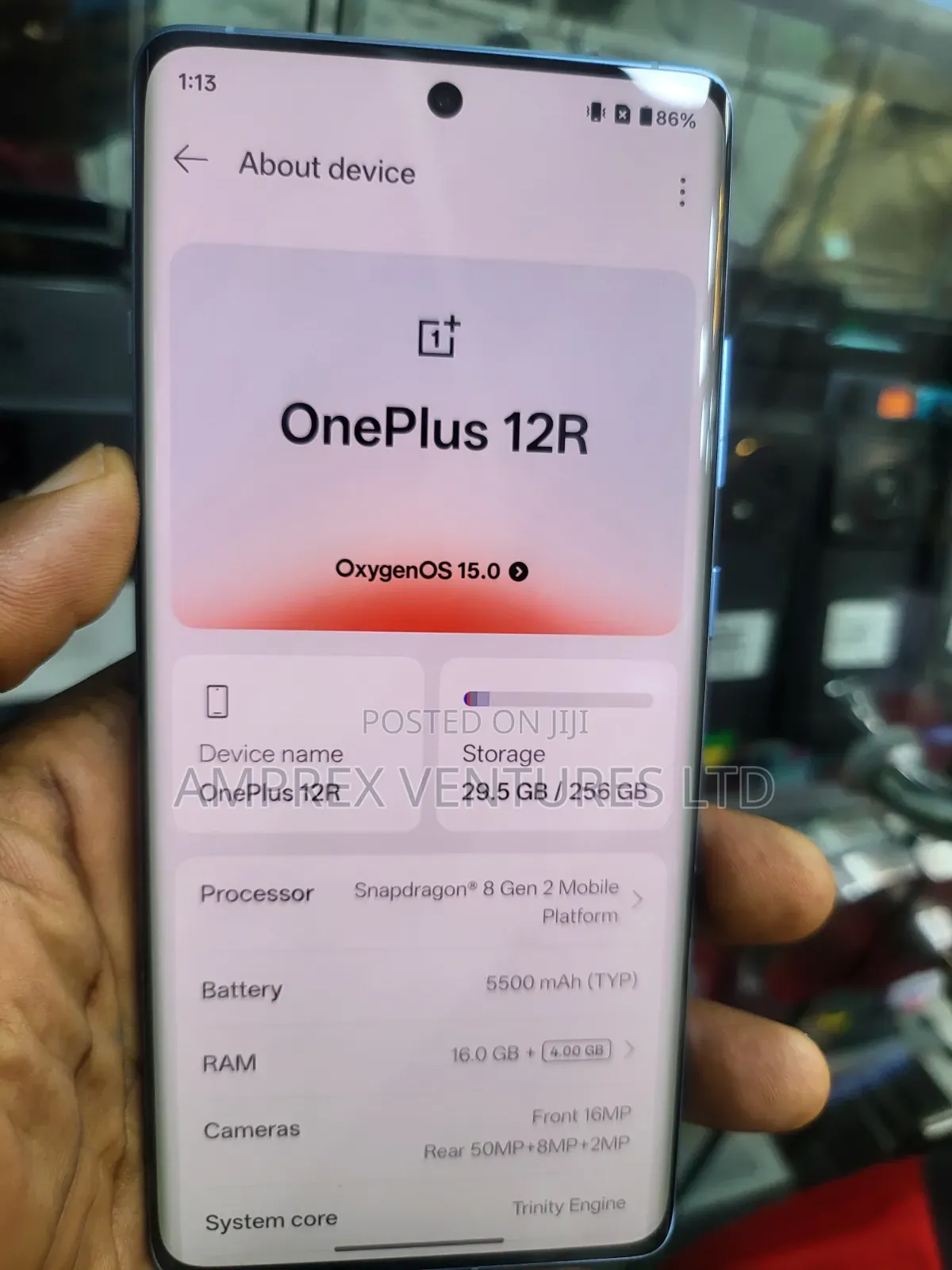OnePlus 12R 256 GB Blue