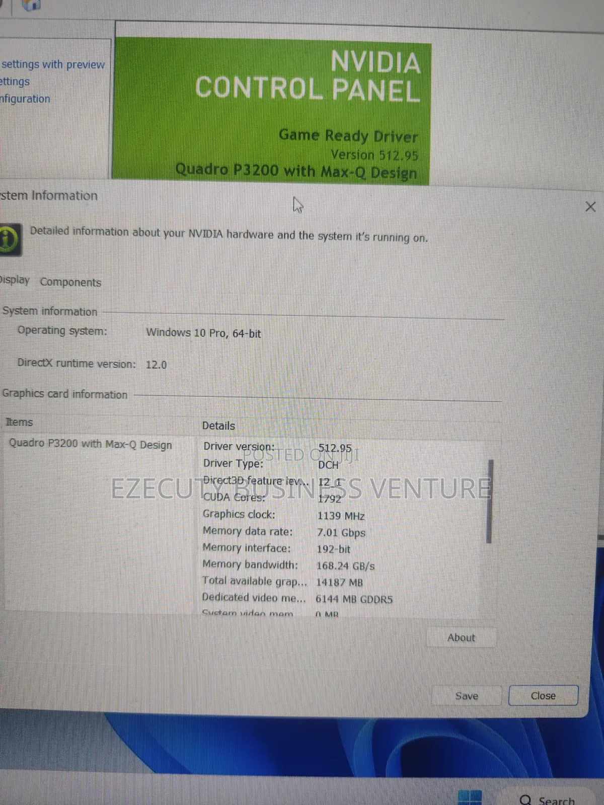 Laptop Lenovo ThinkPad P52 16GB Intel Core i7 SSD 500GB