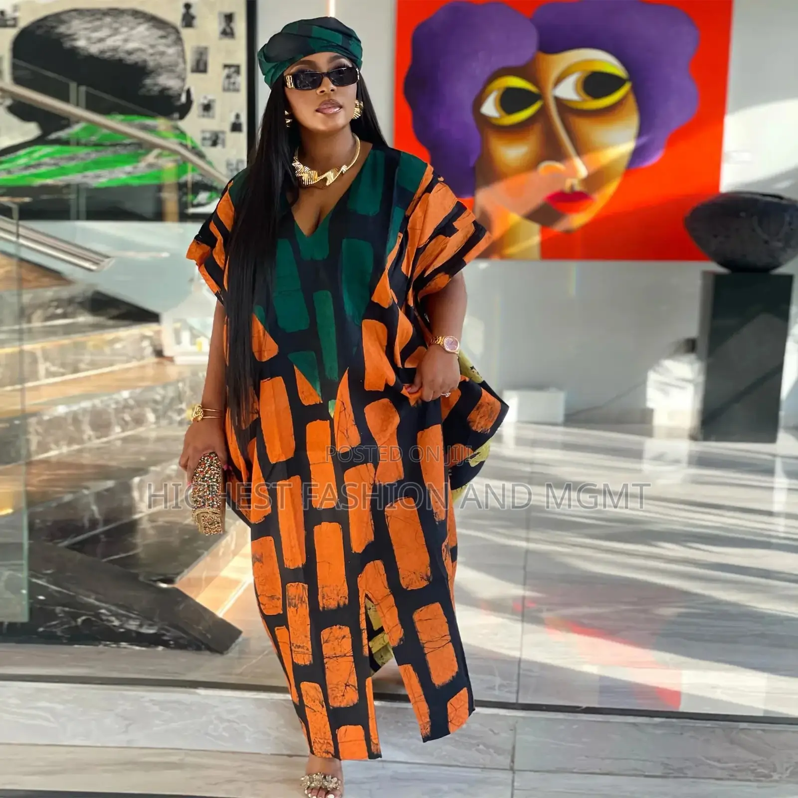 Kaftan Boubou Dress
