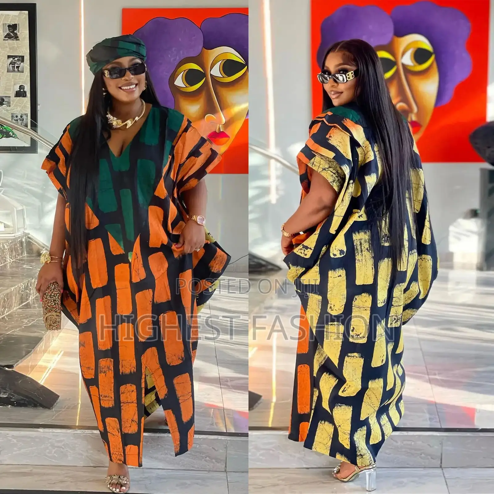 Kaftan Boubou Dress