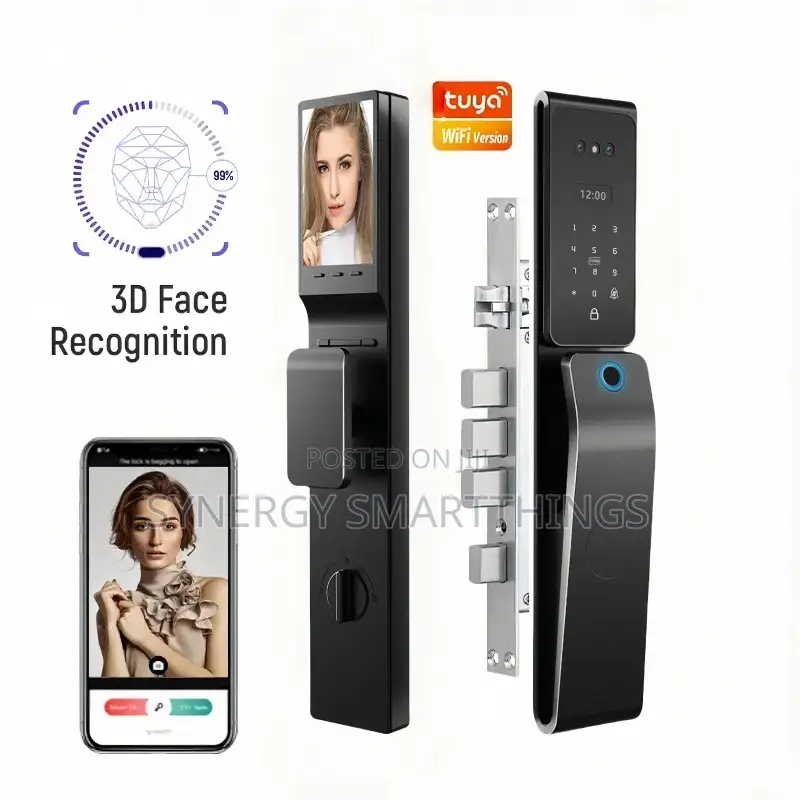Israeli Smart Door Lock Tuya With Alexa Google Voice Assistant
