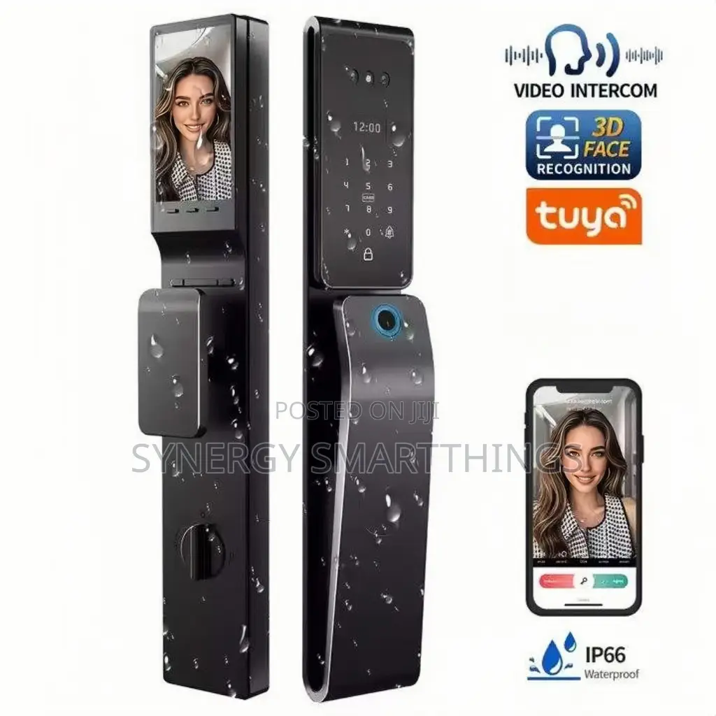 Israeli Smart Door Lock Tuya With Alexa Google Voice Assistant