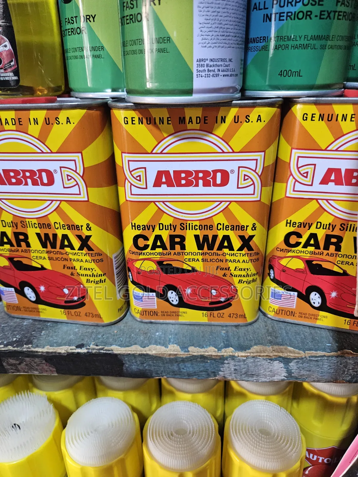 Abro Car Wax Is Used to Clean, Polish, and Protect Your Vehicle’