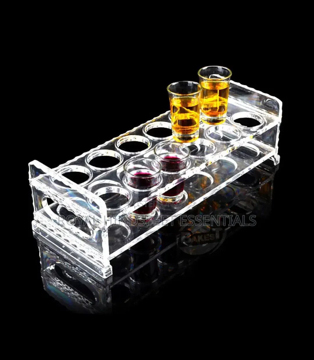 Acrylic 6 and 12 Holes Tequila Rack