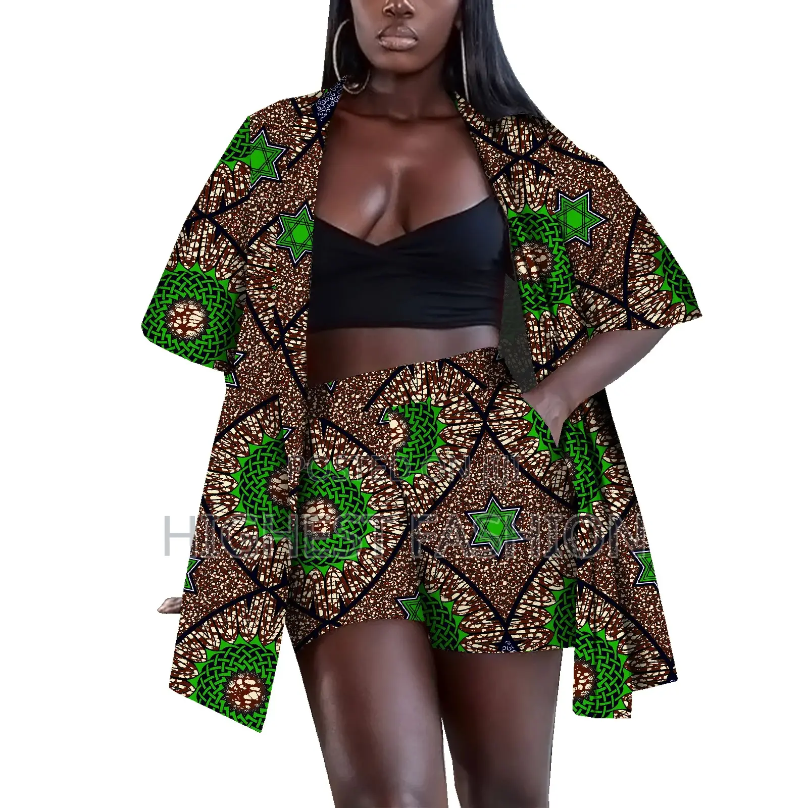 Print Kimono and Short