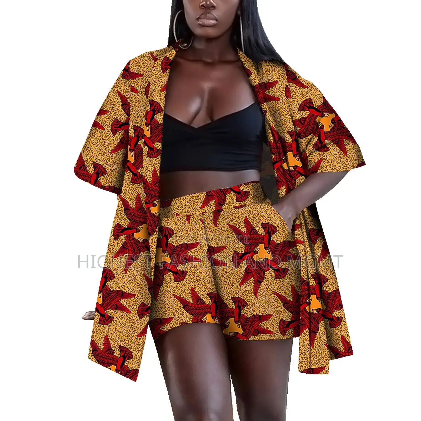 Print Kimono and Short