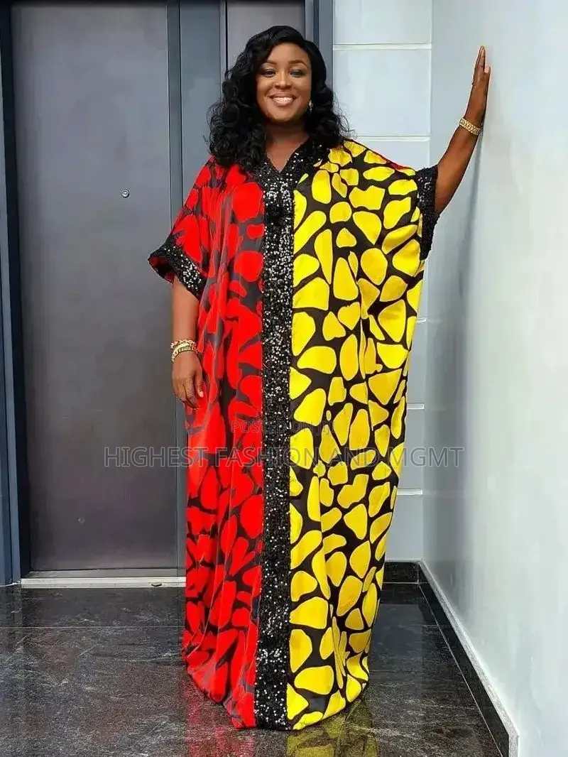 Sequin Boubou Gown