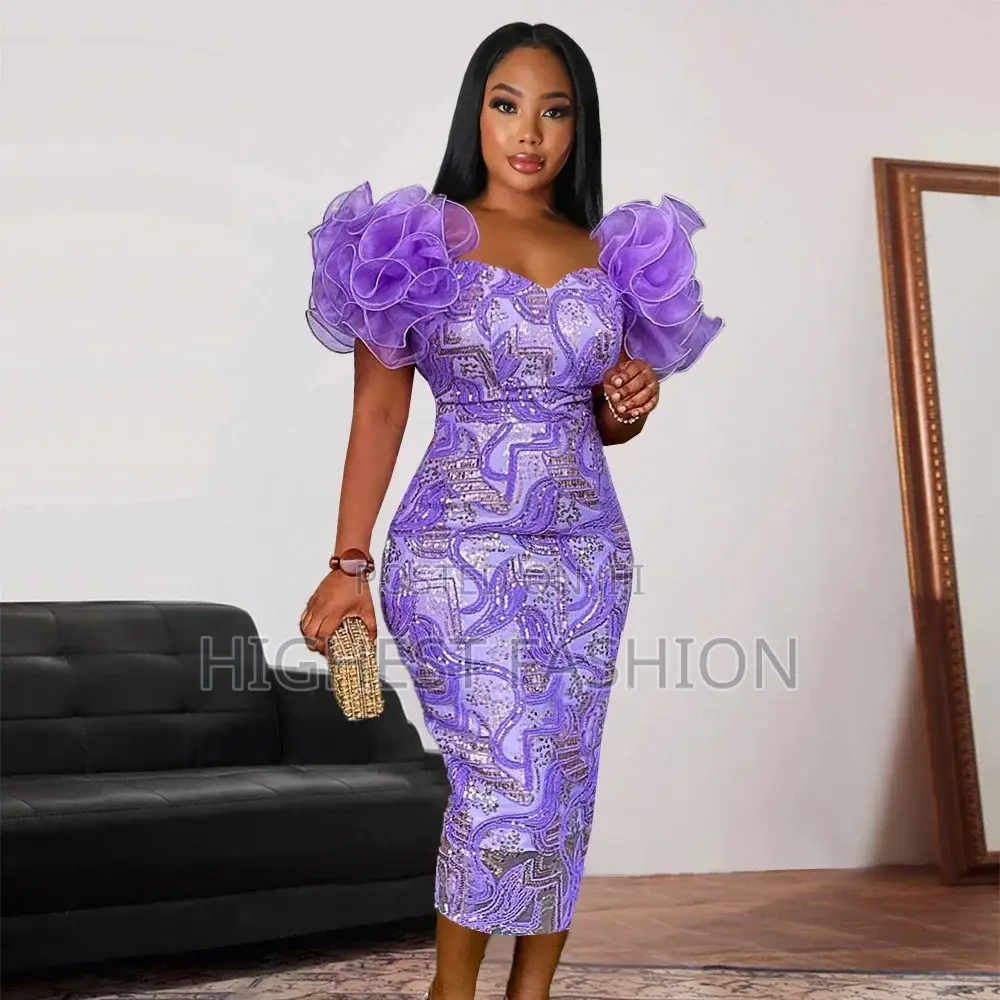 Off Shoulder Sequin Dress