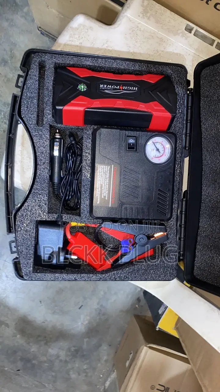 Portable Car Jump Starter Air Compressor – Power Bank