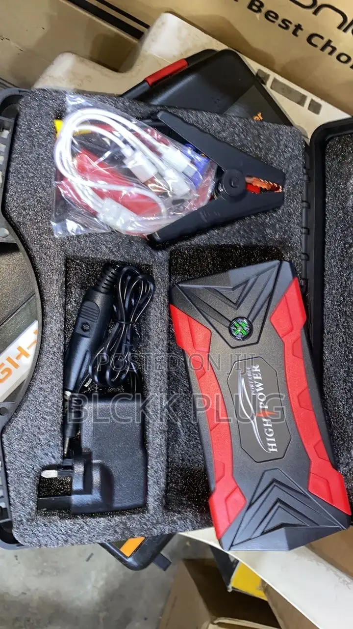 Portable Car Jump Starter Air Compressor – Power Bank