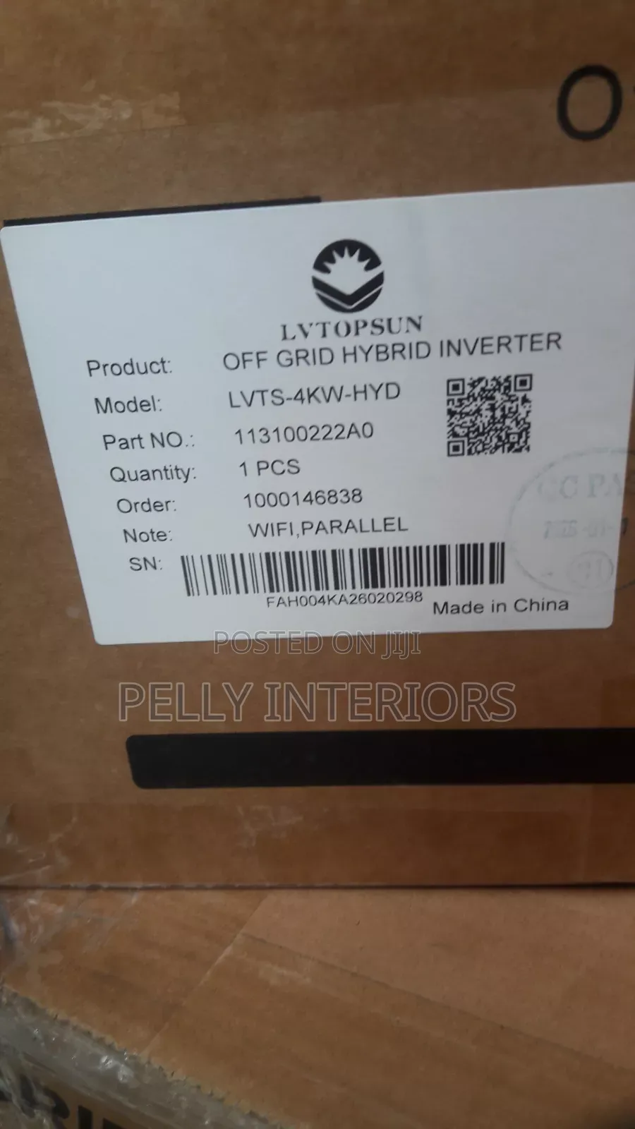 Lvtopsun 4kva 24volts Hybrid Inverter