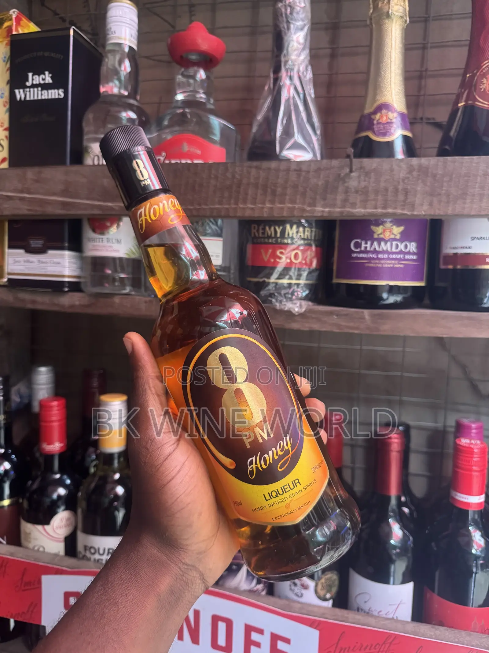 8pm Honey Infused Liqueur Grain Spirit - 75cl X 12 Bottles