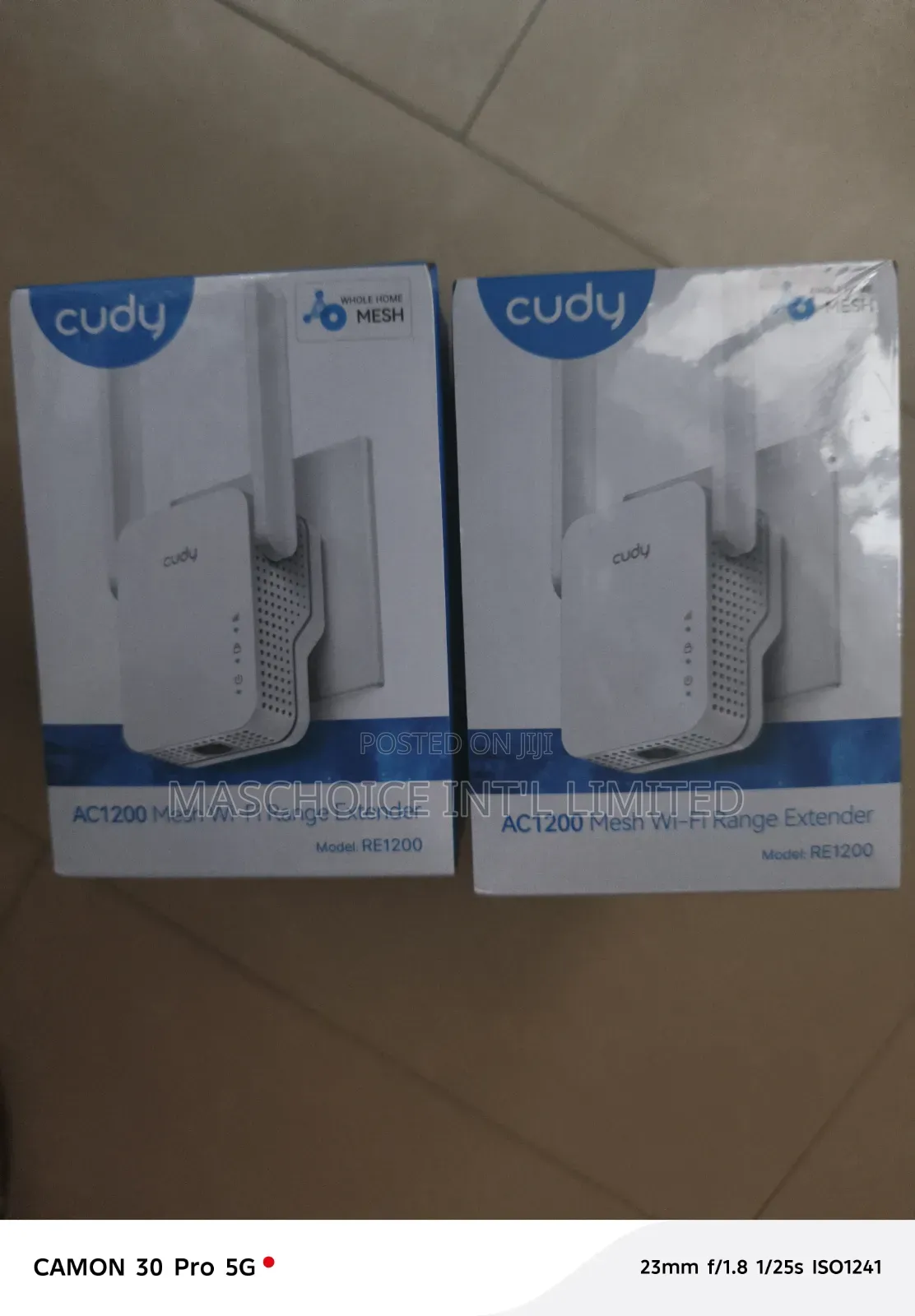 Cudy Ac1200 Wifi Extendersignal Booster, Dual Band 5ghz/2.4ghz